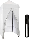 Pop Up Changing Tent - 46.5” Steel Frame Canopy Sun Shelter Pool Cabana Portable Changing Room or Privacy Tent for Camping Toilet or Portable Shower - Camping Essentials by Wakeman Outdoors (Black)