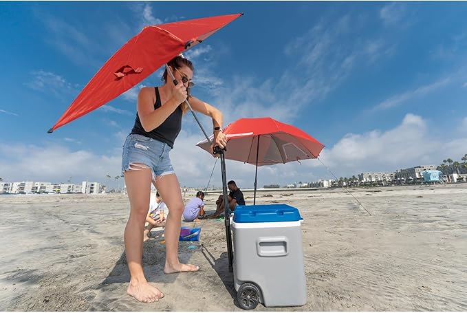 Sport-Brella Versa-Brella SPF 50+ Adjustable Umbrella with Universal Clamp