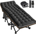 Barbella Folding Camping Cot Folding Cot Camping Cots for Adults Portable Sleeping Cot with Mattress Foldable Outdoor Bed Camp Cots Guest Bed with Carry Bag for Home Office &amp Outdoor Use