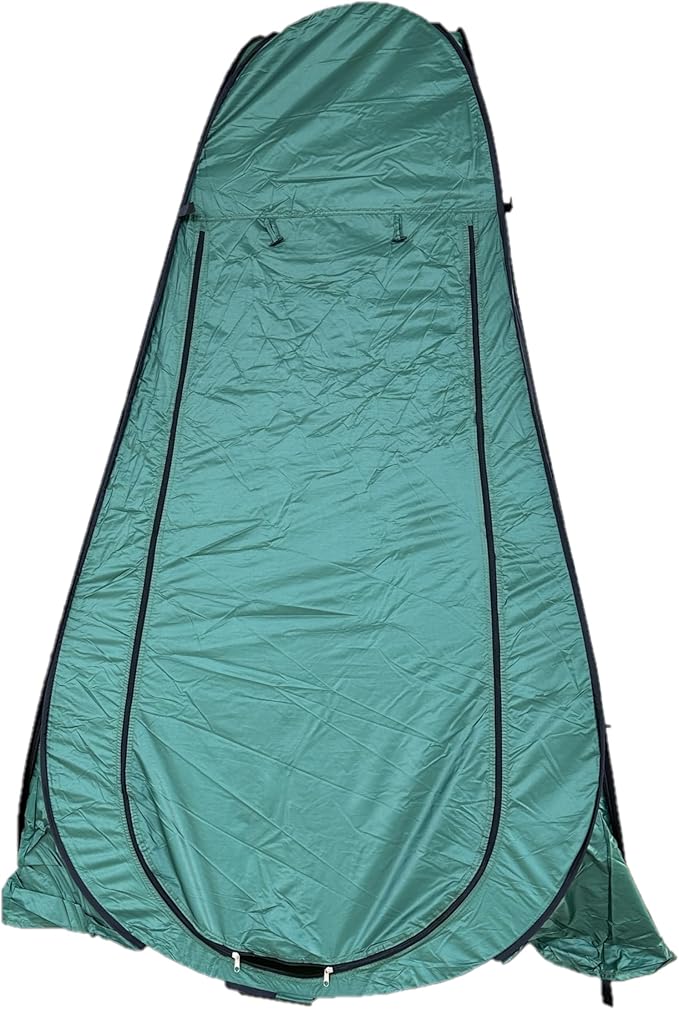 BookishBunny Camouflage Portable Camping Toilet Privacy Shower Changing Room Pop up Tent (Green)