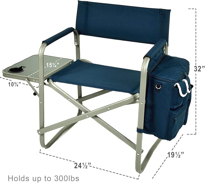 Picnic at Ascot Original Extra Wide Portable Folding Sports Chair- Designed &amp Quality Checked in the USA