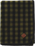 Stormy Kromer Plaid Wool Blanket Loden/Black One Size