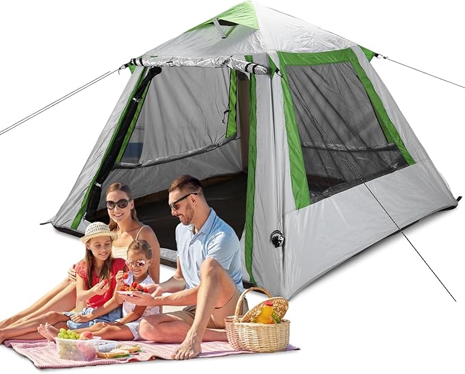 Camping Tent for 2 Person 3 Person Easy Setup Automatic Inflatable Camping Tent Oxford Waterproof Up Tent for Hiking