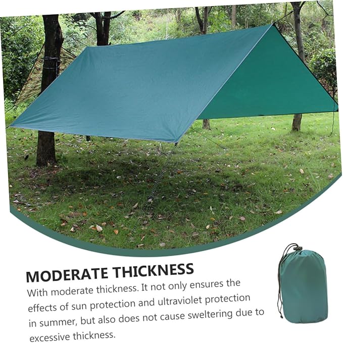 1Set Canopy Tent for Outdoor Travel Durable Camping Shelter for People UV Protection Lightweight Design for Hiking Picnics and Beach Use