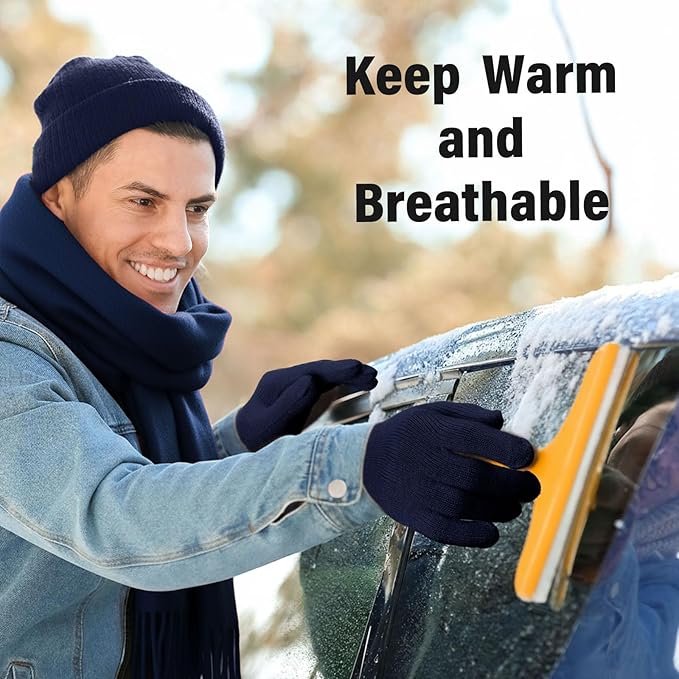 80 Pcs Homeless Care Package Sleeping Bags Adult Bulk with Winter Beanies Hat Gloves Scarf Cotton Liner Waterproof Sleeping Bag for Camping Outdoor Church Donation Emergency
