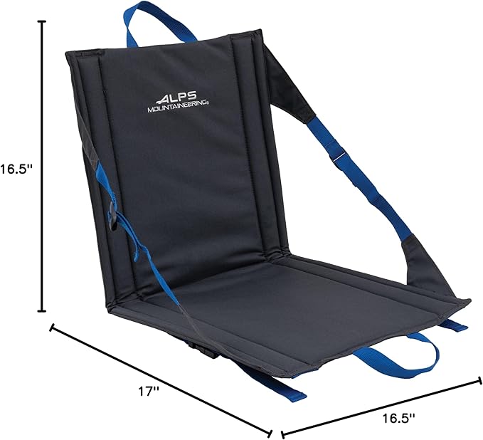 ALPS Mountaineering Weekender Camp Seat One Size Charcoal/Blue - New