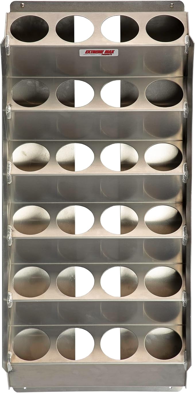 Extreme Max 5001.6225 Angled 24-Can Aluminum Aerosol Rack