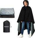 EULANT Large Wearable Camping Blanket with Crystal Velvet LiningWaterproof Windproof Warm Outdoor Camping Blanket