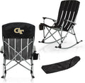 Picnic TIME NCAA Unisex-Adult NCAA Outdoor Rocking Camp Chair XL Heavy Duty Camping Chair for Adults