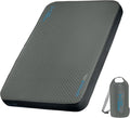 LOSTHORIZON Air &amp Foam Camping Mattress Self-Inflating Sleeping Pad 4.5 Thick with Air Pump Queen Gray
