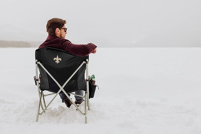 PICNIC TIME NFL Unisex-Adult NFL PT-XL Heavy Duty Camping Chair XL Beach Chair 400 lb Capacity Camp Chair