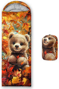 AILONEN Cartoon Camping Sleeping Bag for Boys Girls AdultsLightweight &amp Waterproof3 Season Warm &amp Cold WeatherPortablePrinted Sleeping BagTravelingCampingHiking