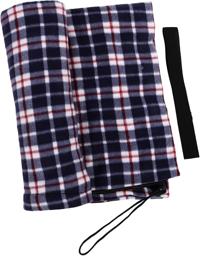Lightweight Portable Down Liner Thermal Blanket for Camping Hiking Outdoor Activities Foldable Warm Fleece Sleeping Sack for Adults Compact Travel Essential for Tent Use