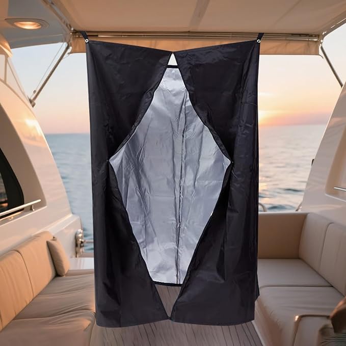 Privacy Tent for Boats Portable Changing Tents Waterproof Pontoon Shower Tent with Storage Bag Heavy Duty Protection Hanging Changing Room PPrivacy Station for Outdoor