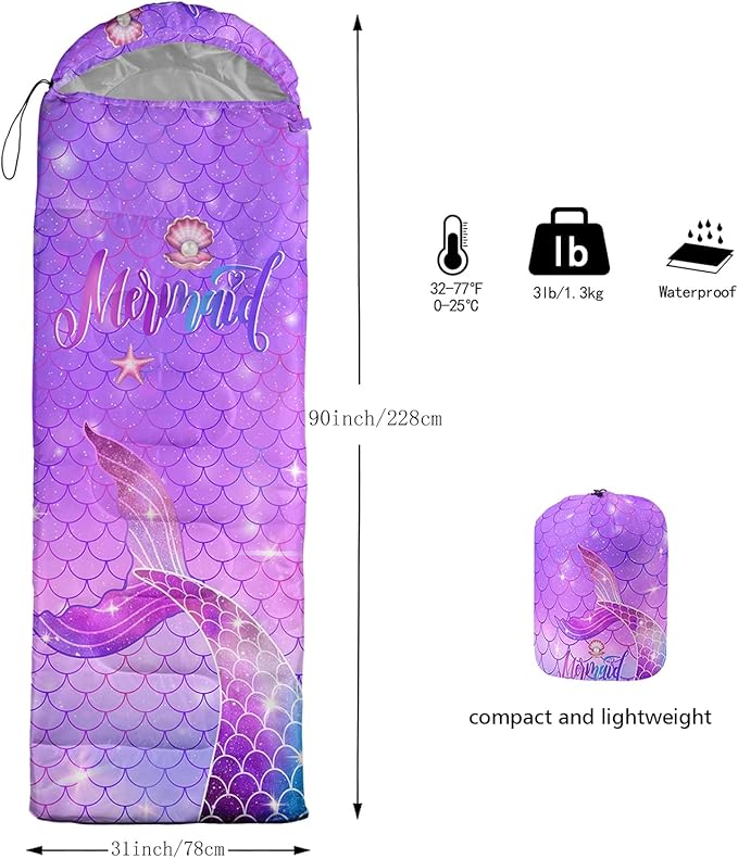 Teen GirlsWomensKidsBoysAdult Sleeping Bag