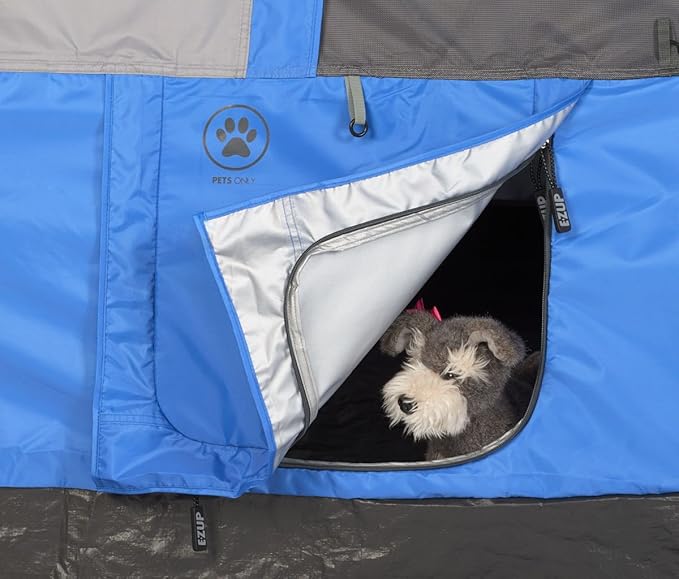 E-Z UP Camping Cube 6.4 Converts 10' Straight Leg Canopy into Camping Tent Limeade