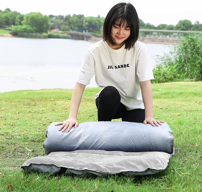 Sleeping Cot Pads (75 x 28) with Elastic Straps Portable for Outdoor &amp Hiking Cotton Soft Thick Camping Cot PadWaterproof