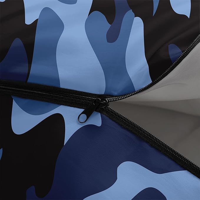Sleeping Bags for Adults Youth Kids3D Printing Camping Sleeping Bag for Girls Boys Lightweight Waterproof Cold/Warm Weather Sleeping Bag for 3 Seasons