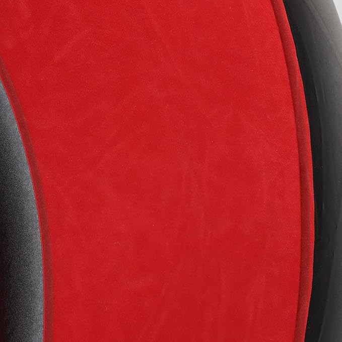 Inflatable Chair Flocking Inflatable Armchair Outdoor Inflatable Lazy Sofa Chair Inflatable Couch Outdoor Air Sofa for Camping Living Room Reading Room Office Balcony Travel 78 X 75cm (red)