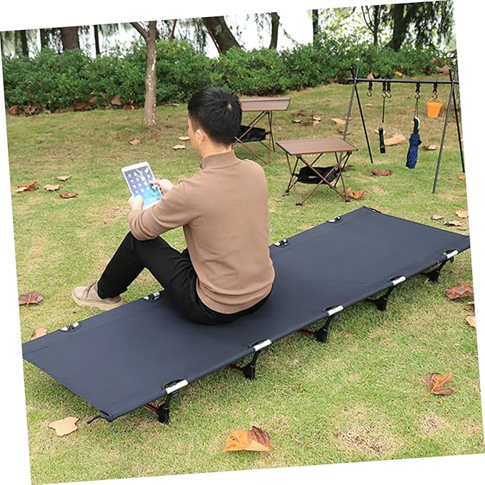 HANABASS Portable Camping Bed Lightweight Guest Bed for Outdoor Adventures Easy Storage and Comfortable Use