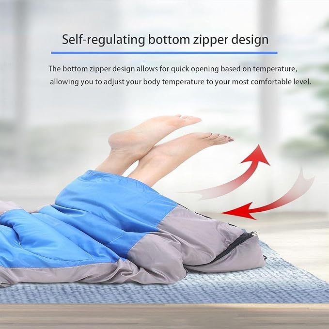 All - Season Warm Sleeping Bag Versatile Lightweight Camping Sleeping Bag with Waterproof &amp Skin - Friendly Fabric Machine Washable Ideal for Outdoor Camping Home &amp Travel