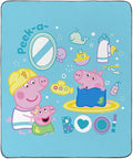 CafePress Peppa Pig: Bath Time 50 x 60 Water-Resistant Outdoor Blanket