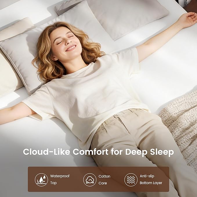 Queen Air Mattress with Built-in Pump 17 Raised Queen Blow Up Mattress Soft Milk Fiber &amp Foam Topper Air Bed Portable for Home &amp Guests Colchones Inflables Queen 900 Lbs