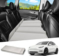 Car Bed Backseat for Tesla Model Y Car Camping Bed Platform | Folding Mattress Eco-Friendly Flocking Portable Travel Platform No-Inflation Foldable Backseat Mattress Camping Sleep Gear Gray