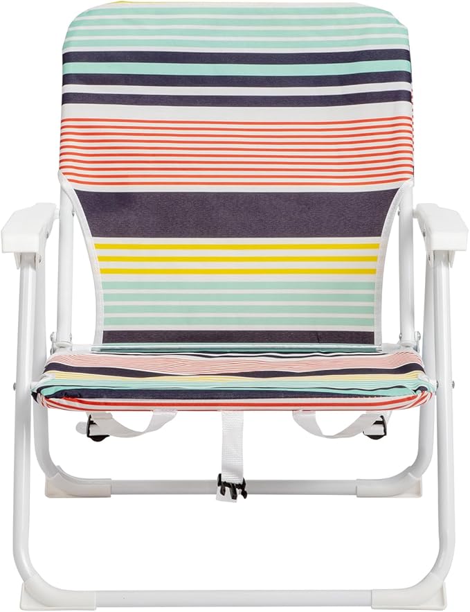 Folding Beach Chair Beach Chairs for AdultsPortable Heavy-Duty Lawn Chairs Made of High Strength Durable 600D Oxford Fabric and Steel Frame for OutdoorsCamping TripSporting EventPicnic BBQ