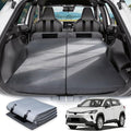 Car Bed for Toyota Corolla Cross Foldable Non-Inflatable Memory Foam Camping Mattress Thickened Portable SUV Trunk Sleeping Pad Air Mattress Upgrade for Camping &amp Travel Essentials Gray