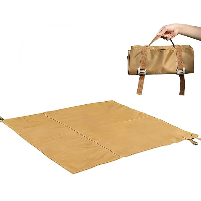 Multi-Use Oversized Weather-Resistant Camping Ground Cloth Tent Footprint – Ultralight Mat for Hiking Backpacking Beach Storage Bag Included
