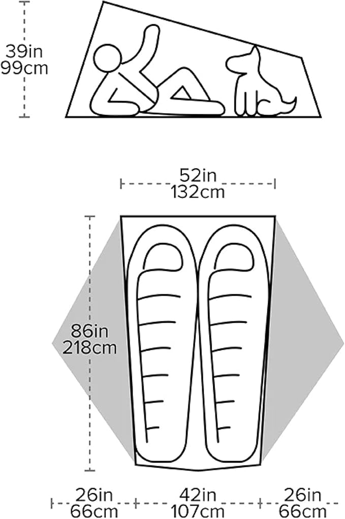 Big Agnes Tiger Wall UL Ultralight Bikepacking Tent with UV-Resistant Solution Dyed Fabric