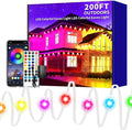 200ft permanent outdoor light RGB Smart outdoor eave lights with APP &amp Remote Controltimed Music synchronisation IP67 waterproof LED eave lightsuitable for partyHalloweenChristmasrooftopgar
