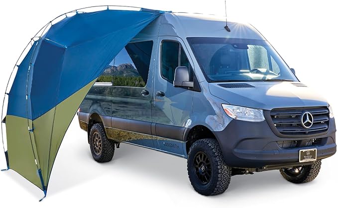 Kelty Sideroads Awning Shelter for Car Camping Tailgating and Summer Beach Trips Protection from Elements and UV Universal Mount Sturdy Steel Frame Easy Setup