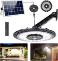 INDARUN Solar Shed Light Indoor Outdoor Solar Motion Lights with 5 Modes Up to 3000LM Waterproof Pendant Barn Lights for Porch Chicken Coop Garage Gazebo Lighting