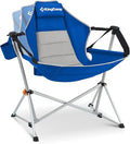 KingCamp Hammock Camping Chair Swinging Portable Folding Camp Chairs for Adults Max 400lbs Heavy Duty Foldable Oversized Rocker with Aluminum Alloy Frame Cup Holder for Outdoor Beach Patio Sport