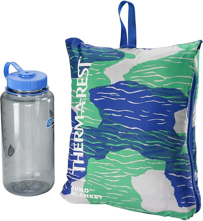 Therm-a-Rest Juno Insulated Camping and Backpacking Blanket Tidepool Print One Size