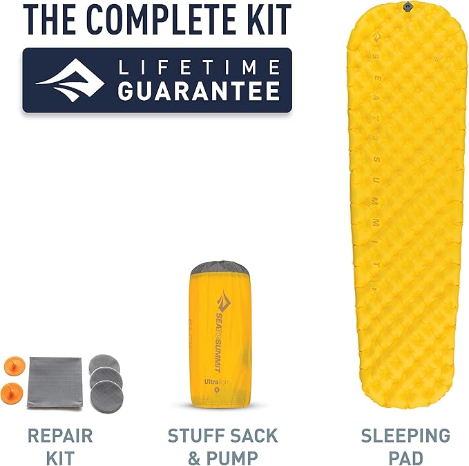 Sea to Summit Ultralight Backpacking Air Mattress Large (78 x 25 x 2 inches)