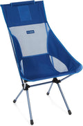 Helinox Sunset Chair Lightweight High-Back Collapsible Camping Chair Blue3.4Ibs Outdoor Chairs Picnic Chair Portable Camping Chair with Side Pockets