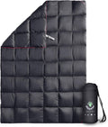 4Monster Down Camping Blanket - Outdoor Travel Quilt Puffy 650 Fill Packable LightweightWind &amp Waterproof | Ideal for Stadium BackpackingPicnics Beach and Hiking