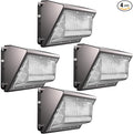 Lightdot 4Pack 150W LED Wall Pack Lights 100-277v Dusk to Dawn with Photocell 22500Lm(150Lm/W) 5000K IP65 Outdoor Exterior Lighting for WarehouseBuildingYardFactoryGarage ETL(Height:10~20ft)