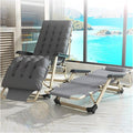 FWZJ Zero Gravity Recliner with Neck Pillow Folding Recliner Adjustable Outdoor Chair Suitable for terraces Swimming Pools etc Camping and Beach Chairs 300kg