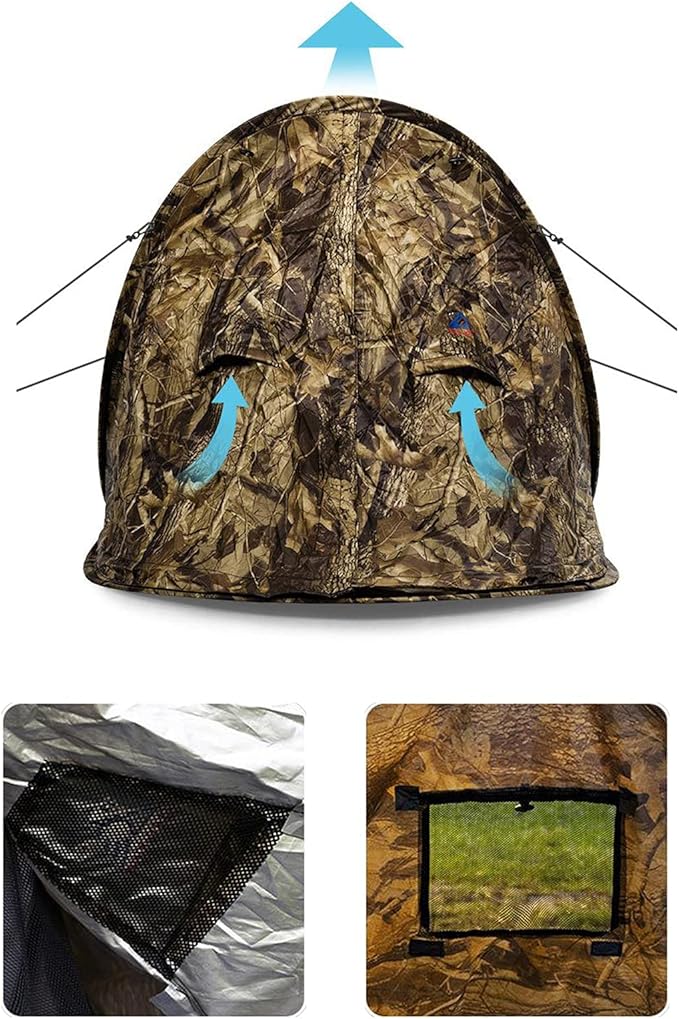 Outdoor Recreational Camping Tent SinglePerson Automatic Quick Opening Free Digital Camouflage Tent Beach Waterproof 78.7inx35.4inx33.4in