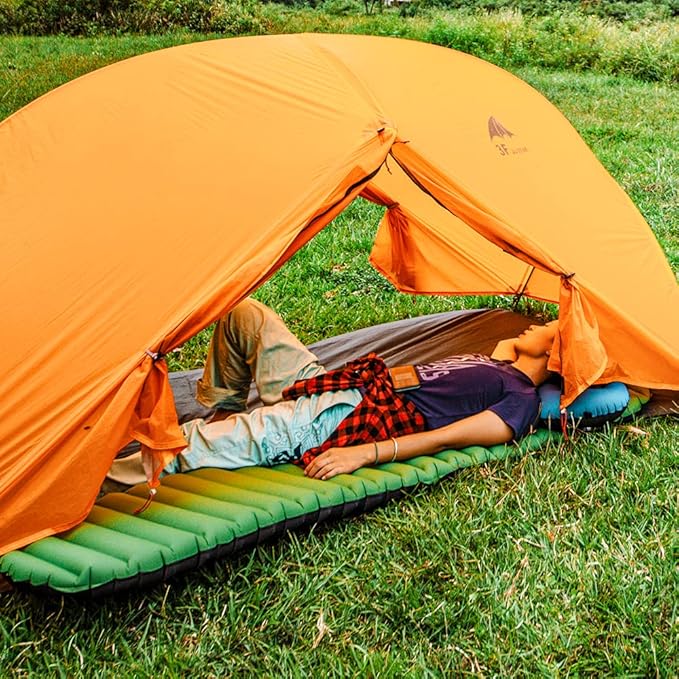 Gear Doctors ApolloAir 5.2 R-Value [17oz] Ultralight Insulated Inflatable Camping Sleeping Pad — Backpacking Sleeping Pad — Camping Mattress Compact Lightweight for Hiking—Air Mattress for Backpacking