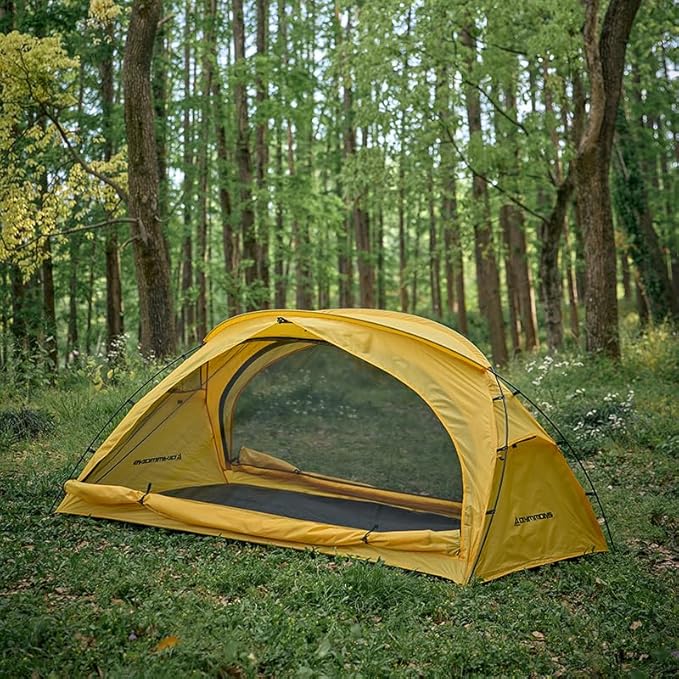 Camping Tent 1 to 2 Person Backpacking Tent Waterproof &amp Windproof Ultralight Instant Tent for Camping Hiking OutdoorLightweight for Adults Kids Scouts Easy Setup