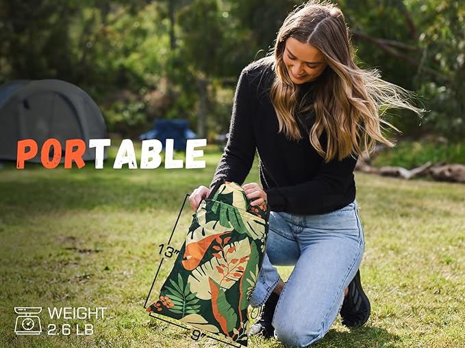 WEKAPO Inflatable Couch Air Lounger Chair - Camping &amp Beach Accessories Portable Blow up Sofa for Hiking Lawn Indoor/Outdoor Movies &amp Music Festivals. Lightweight and Easy to Set Up Air Ham