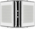 200W LED Flood Light 28000LM Super Bright Outdoor Security Lights 2 Heads Adjustable with Wider Lighting Angle6000K Daylight White IP66 Waterproof for Garage Garden Yard Parking Lot