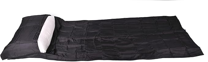 Marycrafts 100% Pure Mulberry Silk Single Sleeping Bag Liner Travel Sheet 83x33