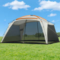 Screen House Tent 12x12ft Screen Room Mesh Gazebos w/ 2 Zipper Doors Camping Tent Screened Canopy Shelter for Outdoor Patios Backyards Activities