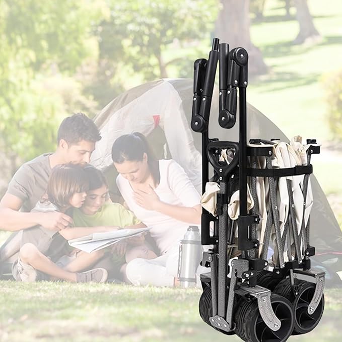 Light Weight Removable Handle Folding Wagons Cart Beach Handle Replacement for Versatile Camping and Carts Portables Detachable